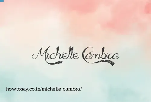 Michelle Cambra
