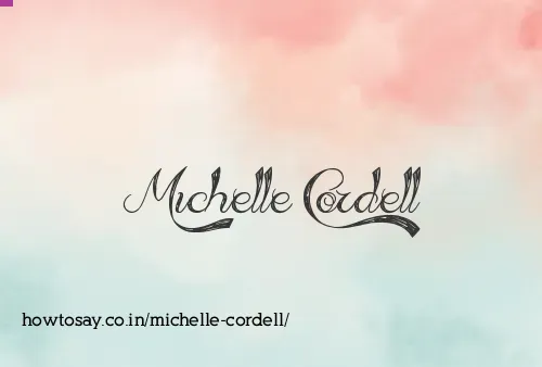 Michelle Cordell