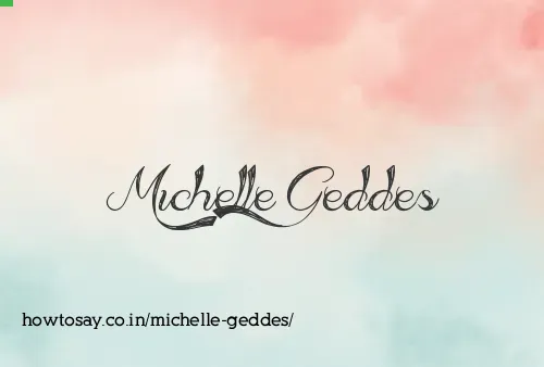 Michelle Geddes