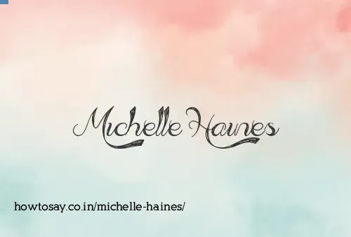Michelle Haines