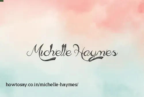 Michelle Haymes