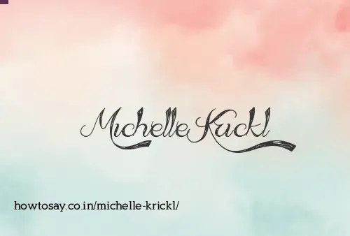 Michelle Krickl