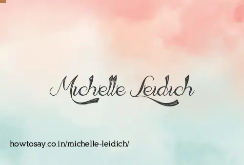 Michelle Leidich