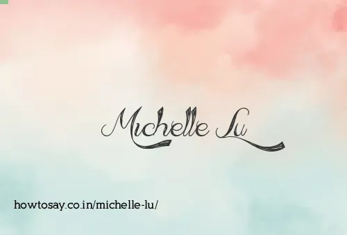 Michelle Lu