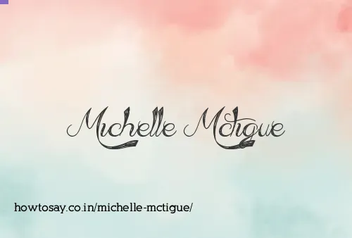 Michelle Mctigue