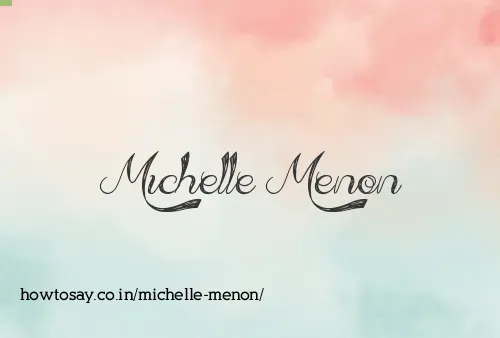 Michelle Menon