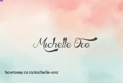 Michelle Oro