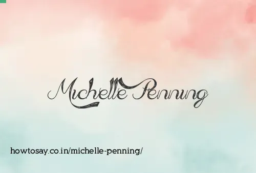 Michelle Penning