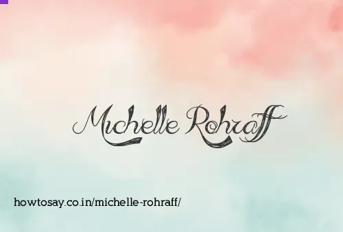 Michelle Rohraff
