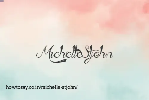 Michelle Stjohn