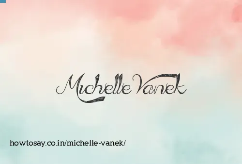 Michelle Vanek