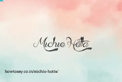 Michio Hotta