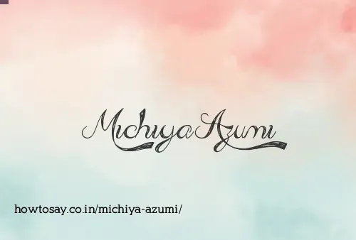 Michiya Azumi