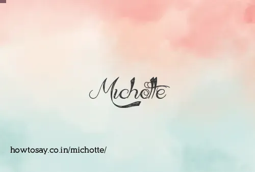 Michotte