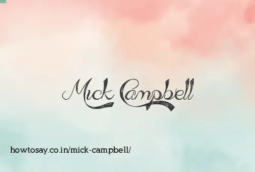 Mick Campbell