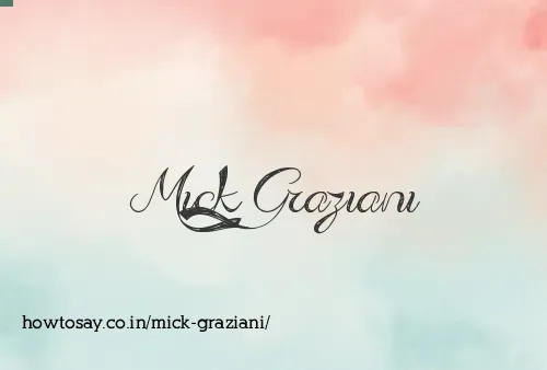 Mick Graziani