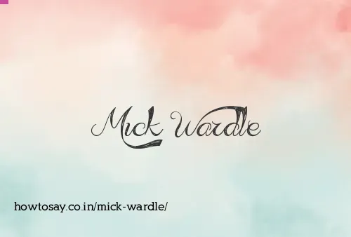 Mick Wardle