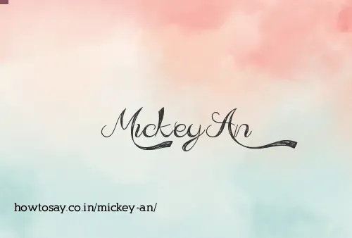 Mickey An