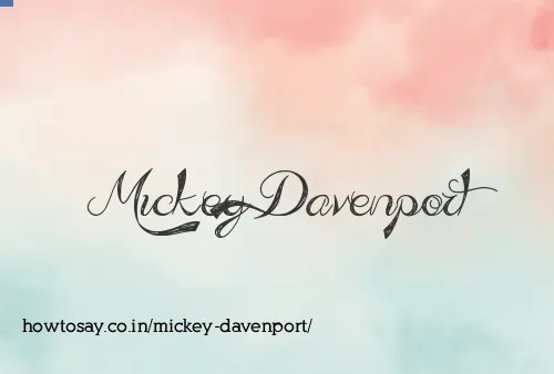Mickey Davenport