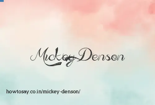 Mickey Denson