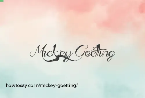 Mickey Goetting
