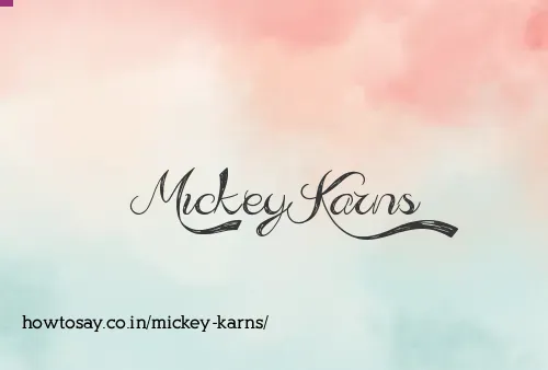 Mickey Karns