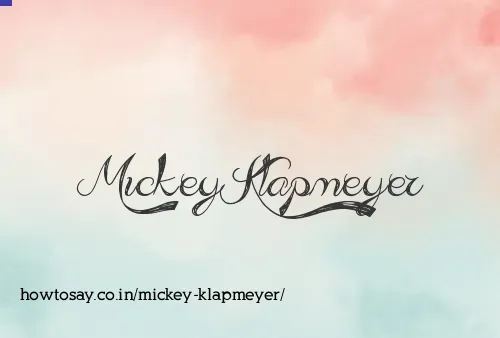 Mickey Klapmeyer