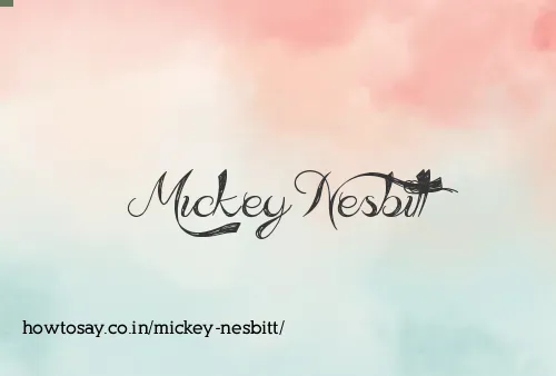 Mickey Nesbitt