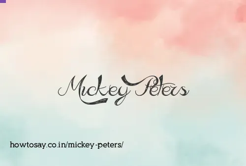 Mickey Peters