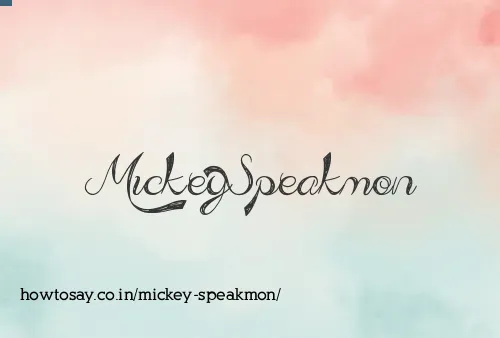 Mickey Speakmon