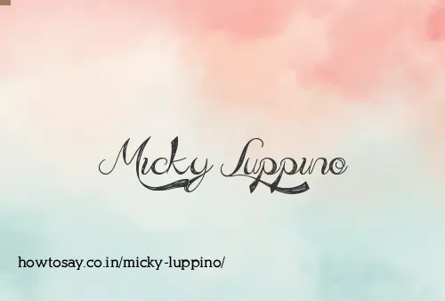 Micky Luppino