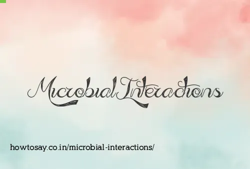 Microbial Interactions