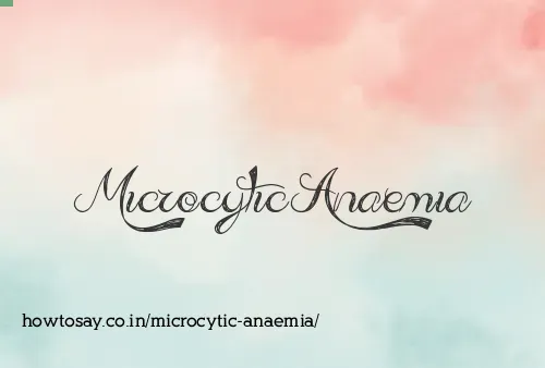 Microcytic Anaemia