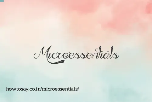 Microessentials