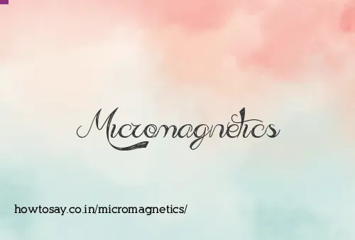 Micromagnetics