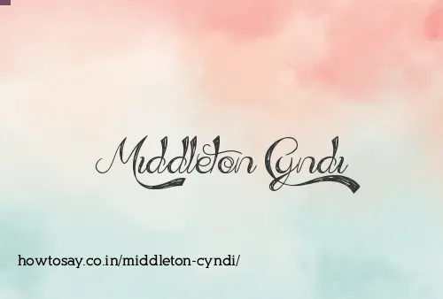 Middleton Cyndi