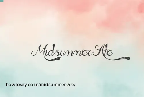 Midsummer Ale
