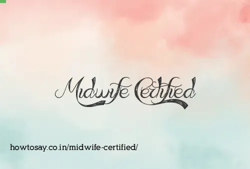 Midwife Certified