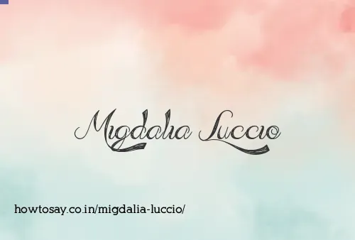 Migdalia Luccio