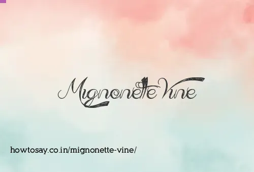 Mignonette Vine