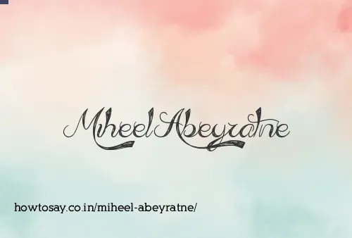 Miheel Abeyratne