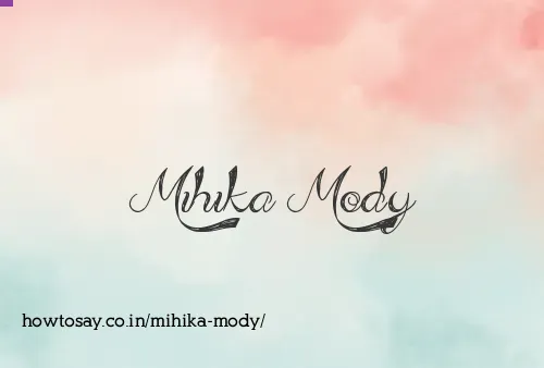 Mihika Mody