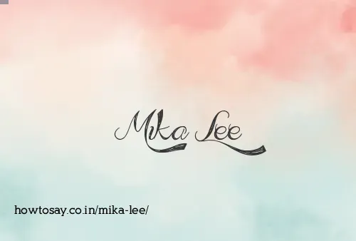 Mika Lee