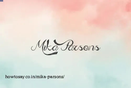 Mika Parsons