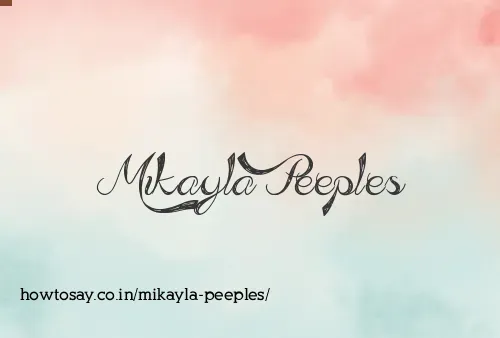 Mikayla Peeples