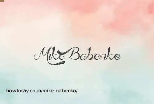 Mike Babenko