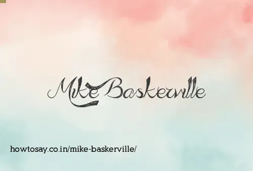Mike Baskerville