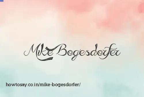 Mike Bogesdorfer