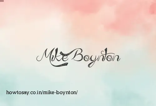 Mike Boynton