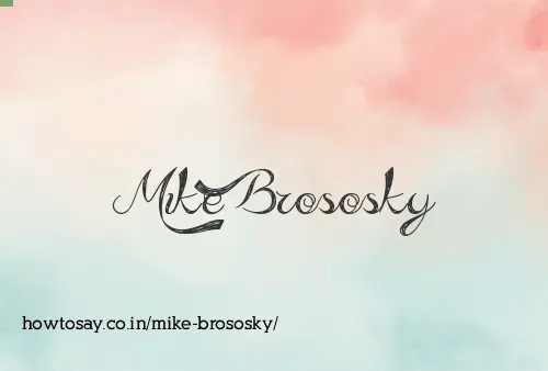 Mike Brososky